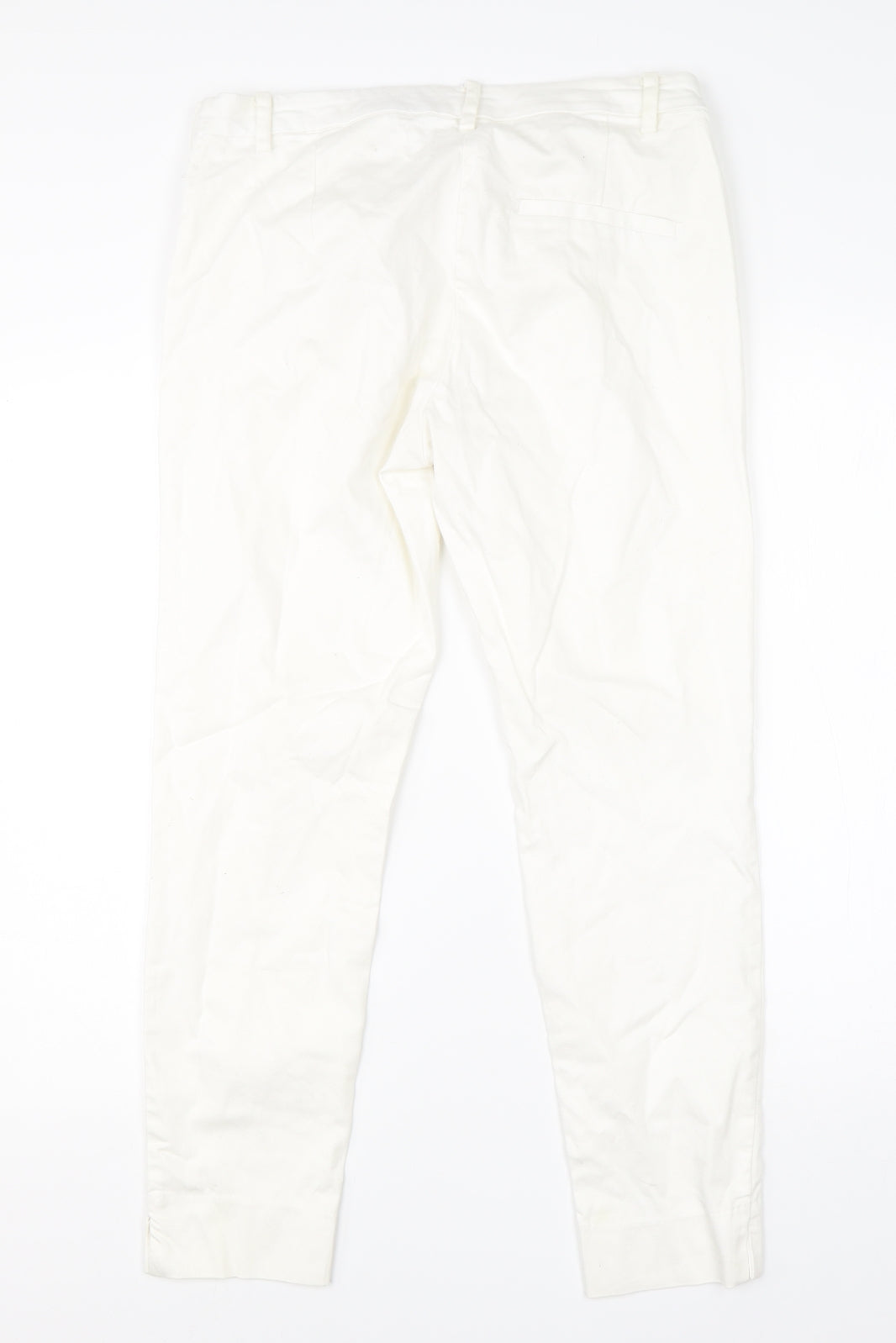 H&M Womens White  Cotton Jegging Jeans Size 12 L26 in Regular