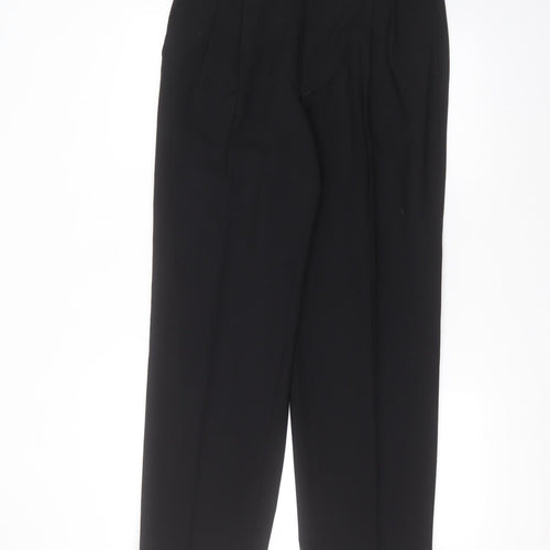Burton Mens Black  Wool Trousers  Size 32 in L29 in Regular
