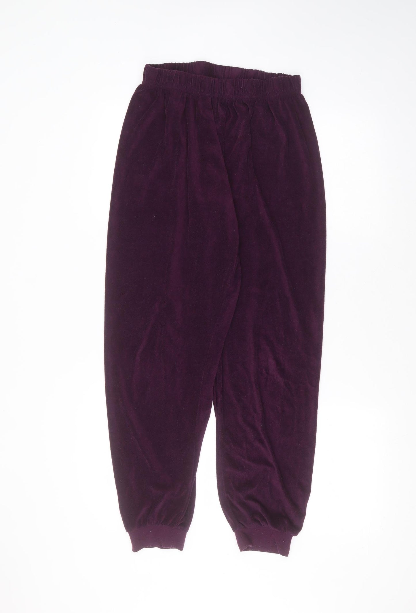Primark Womens Purple  Polyester Sweatpants Trousers Size M L27 in Regular