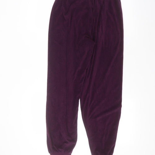 Primark Womens Purple  Polyester Sweatpants Trousers Size M L27 in Regular