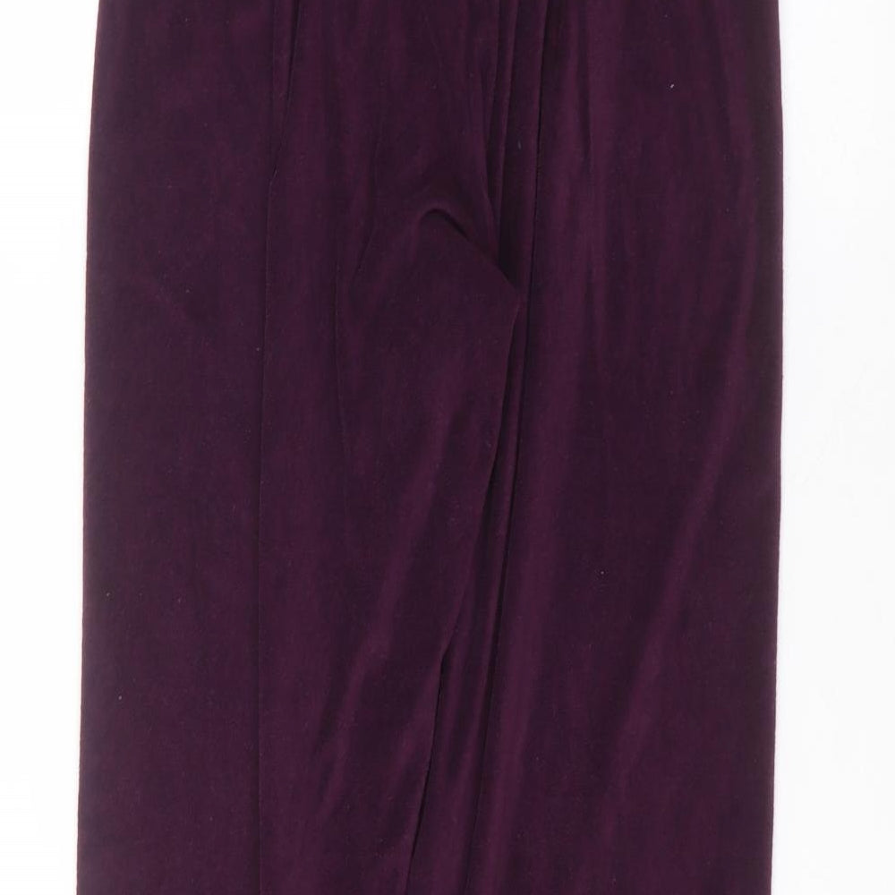 Primark Womens Purple  Polyester Sweatpants Trousers Size M L27 in Regular