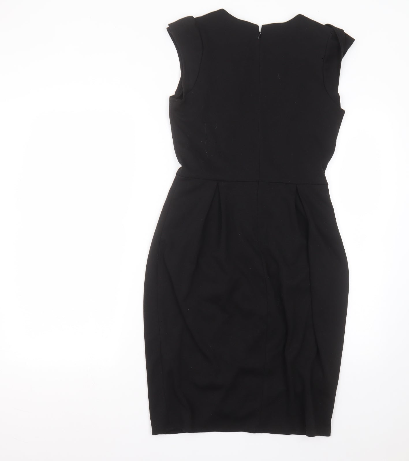 Atmosphere Womens Black  Polyester Pencil Dress  Size 10  Round Neck
