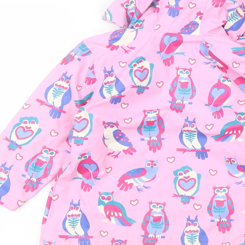 Hatley Girls Pink   Rain Coat Coat Size 5 Years