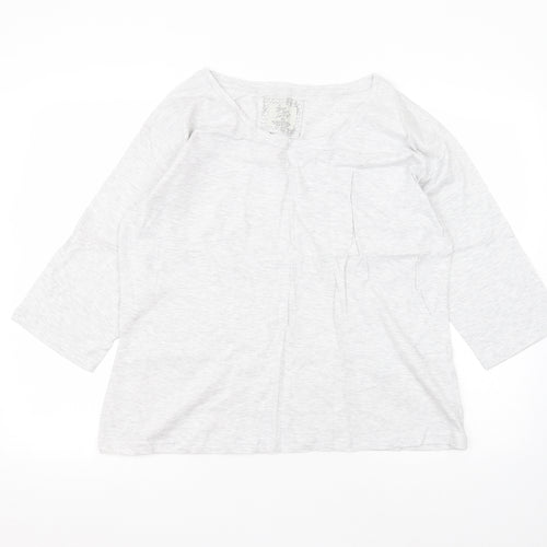 Primark Womens White  Cotton Basic T-Shirt Size XL Round Neck