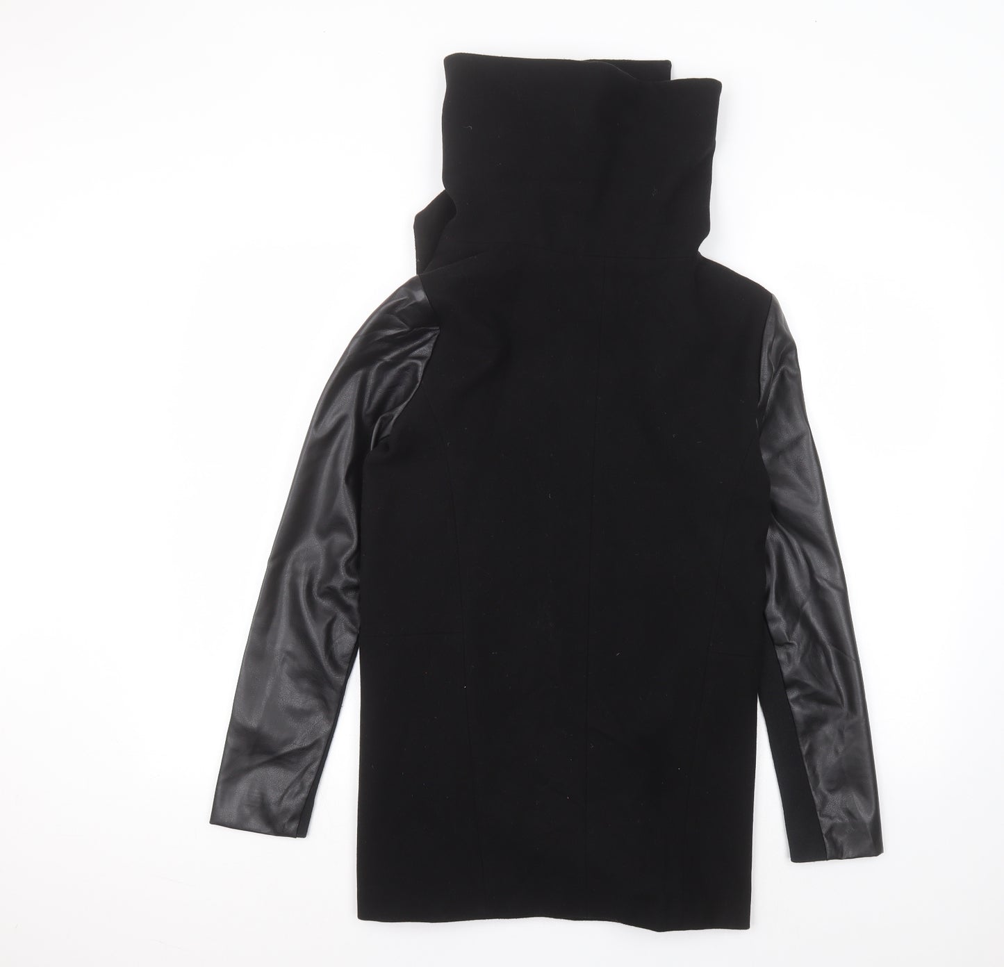 Oasis Womens Black   Pea Coat Coat Size XS