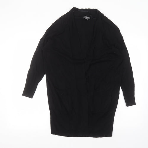 Primark Womens Black V-Neck  Viscose Cardigan Jumper Size XS
