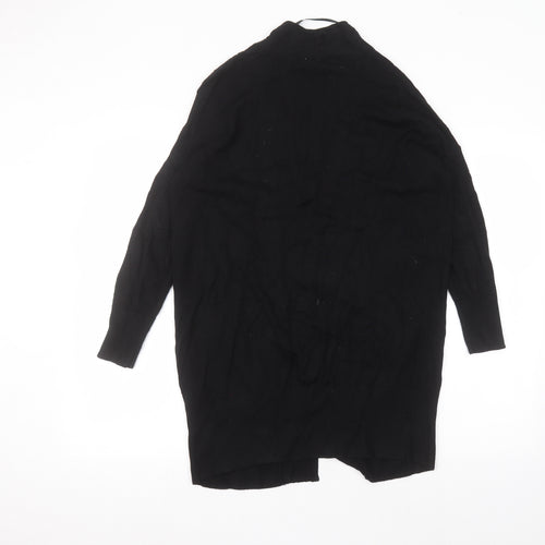 Primark Womens Black V-Neck  Viscose Cardigan Jumper Size XS