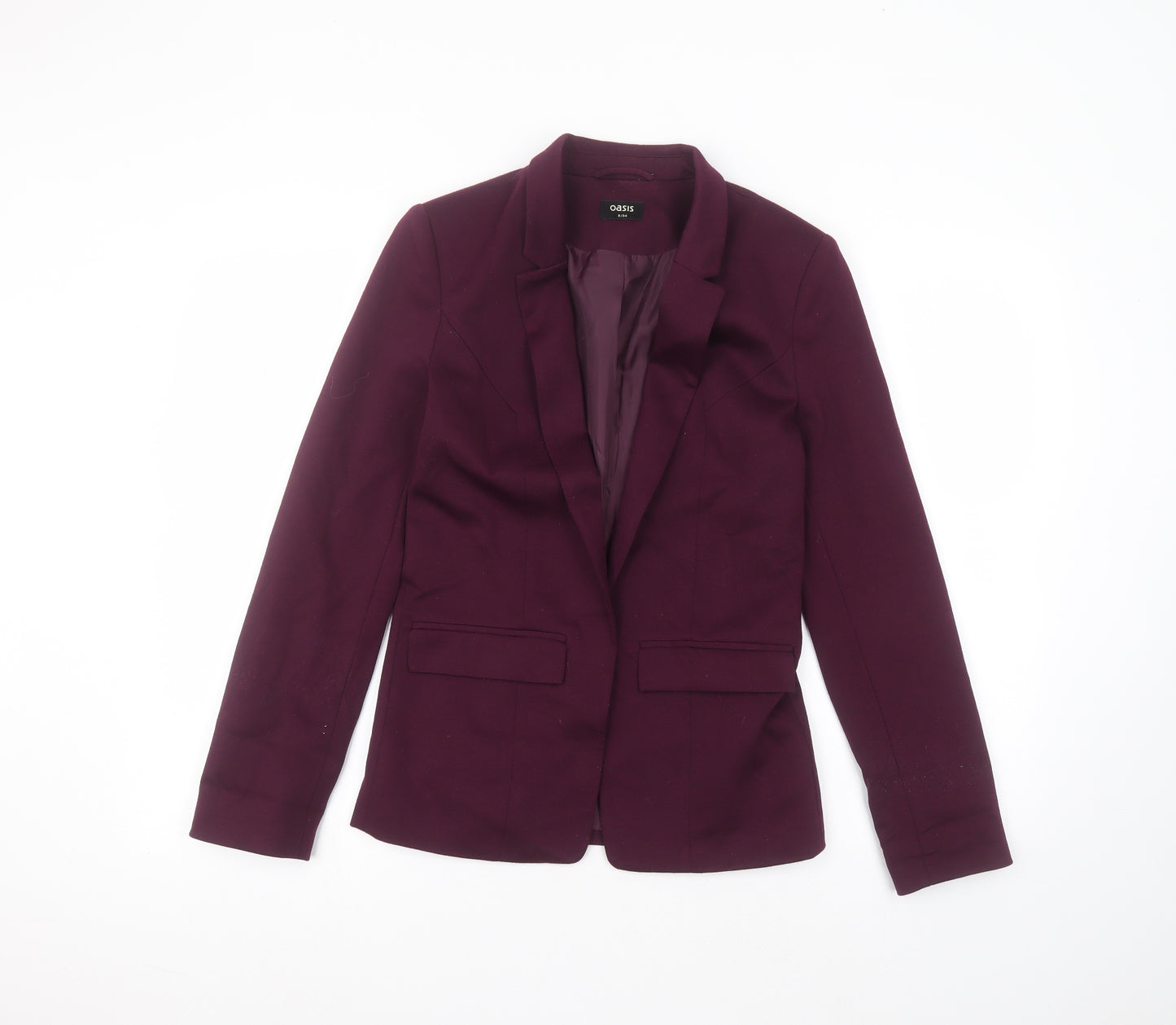Oasis Womens Purple   Jacket  Size 8