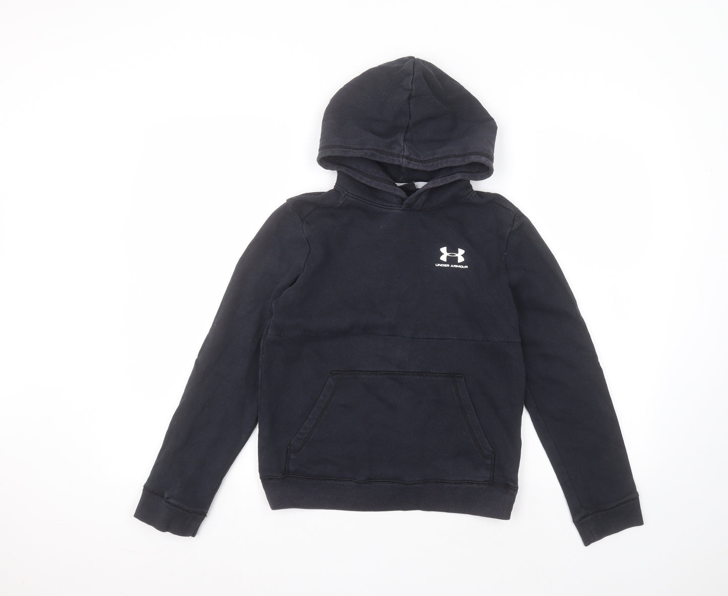 Under armour Boys Blue  Cotton Pullover Hoodie Size L