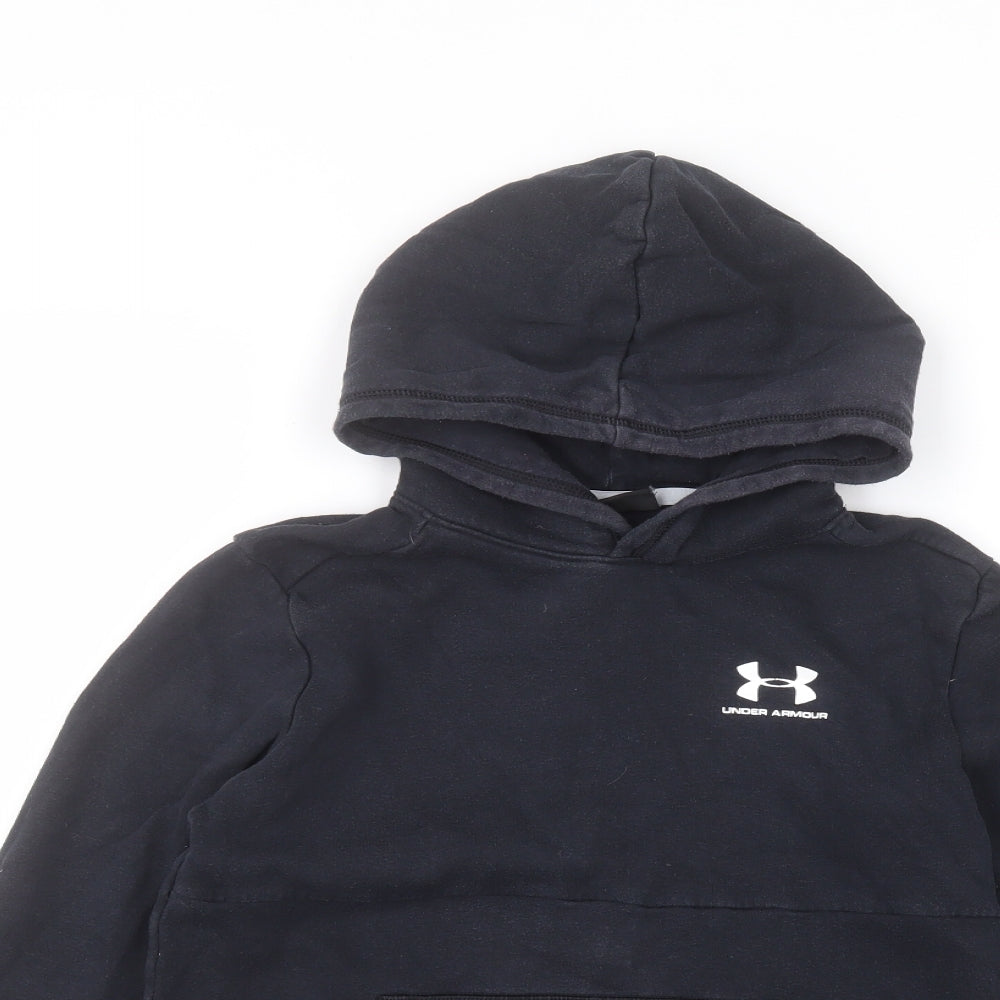 Under armour Boys Blue  Cotton Pullover Hoodie Size L