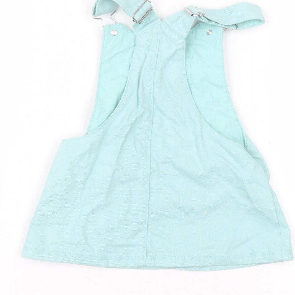 F&F Baby Blue  Cotton A-Line  Size 12-18 Months  Square Neck