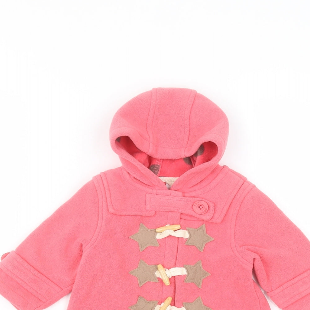 NEXT Baby Pink   Parka Coat Size 9-12 Months