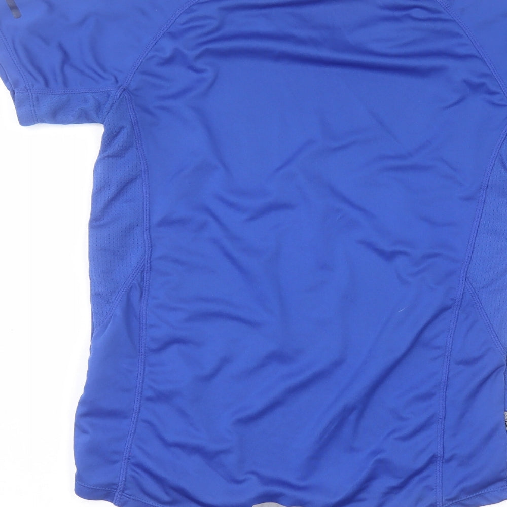 Karrimor Womens Blue  Polyester Basic T-Shirt Size 14 Round Neck