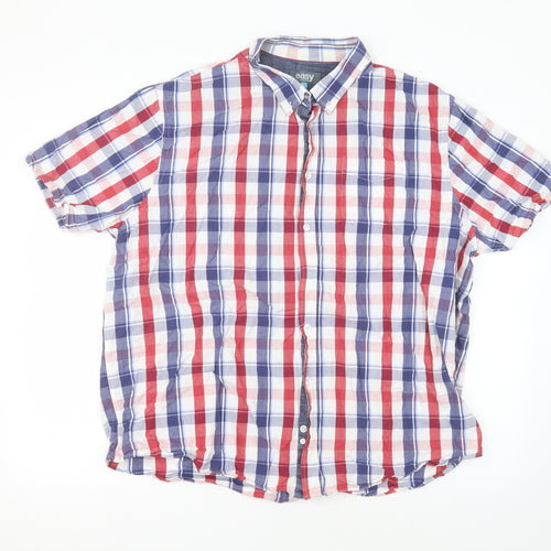 Matalan Mens White  Cotton  Dress Shirt Size 2XL Collared