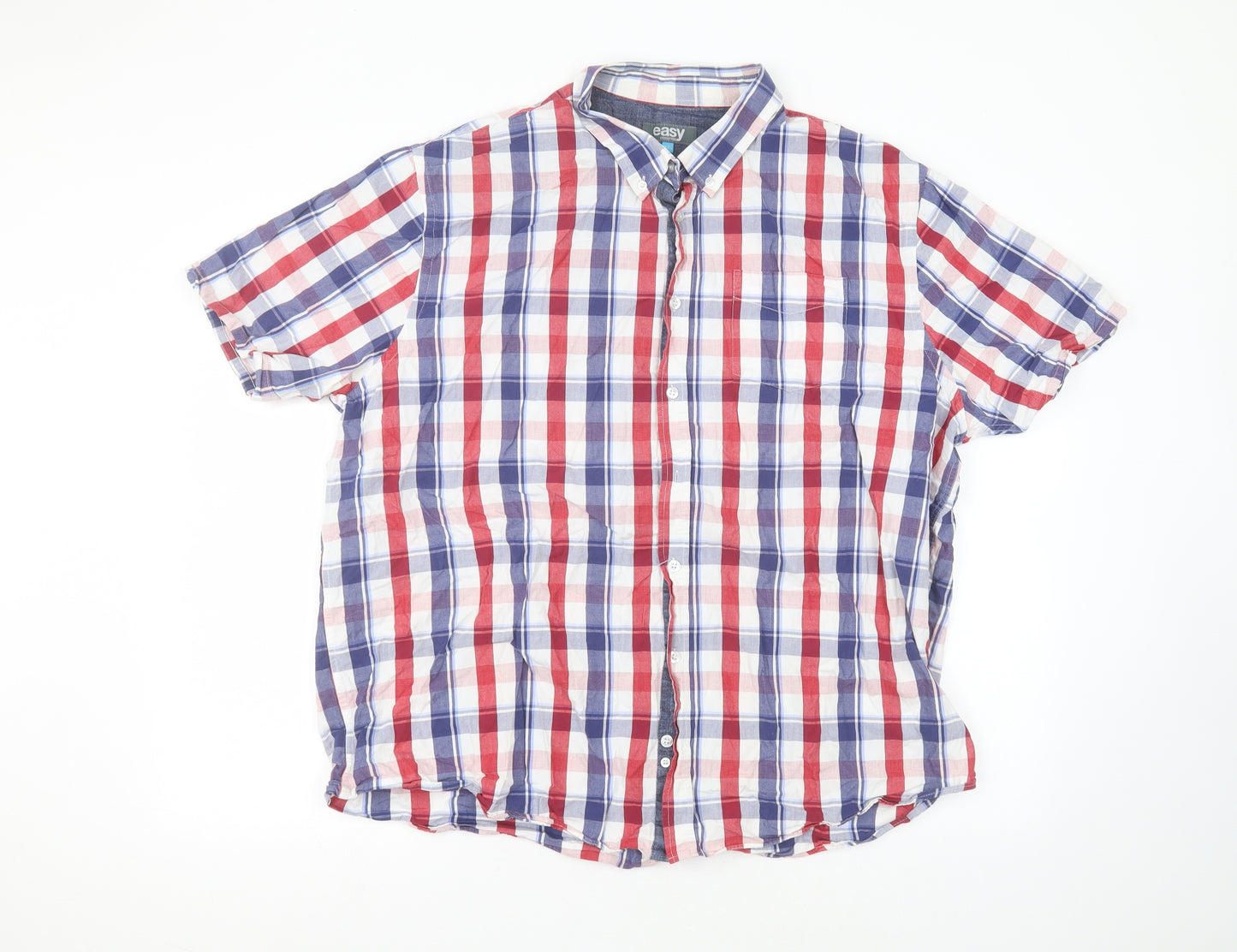 Matalan Mens White  Cotton  Dress Shirt Size 2XL Collared