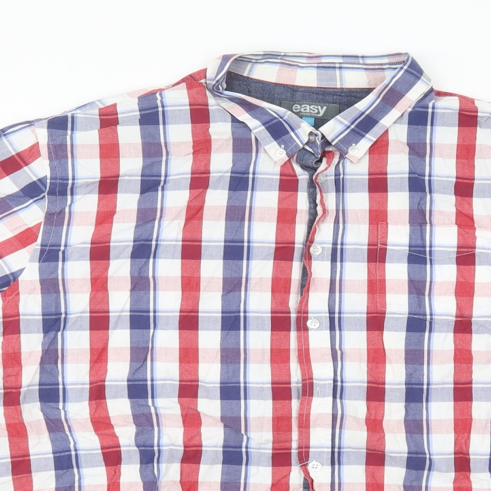 Matalan Mens White  Cotton  Dress Shirt Size 2XL Collared