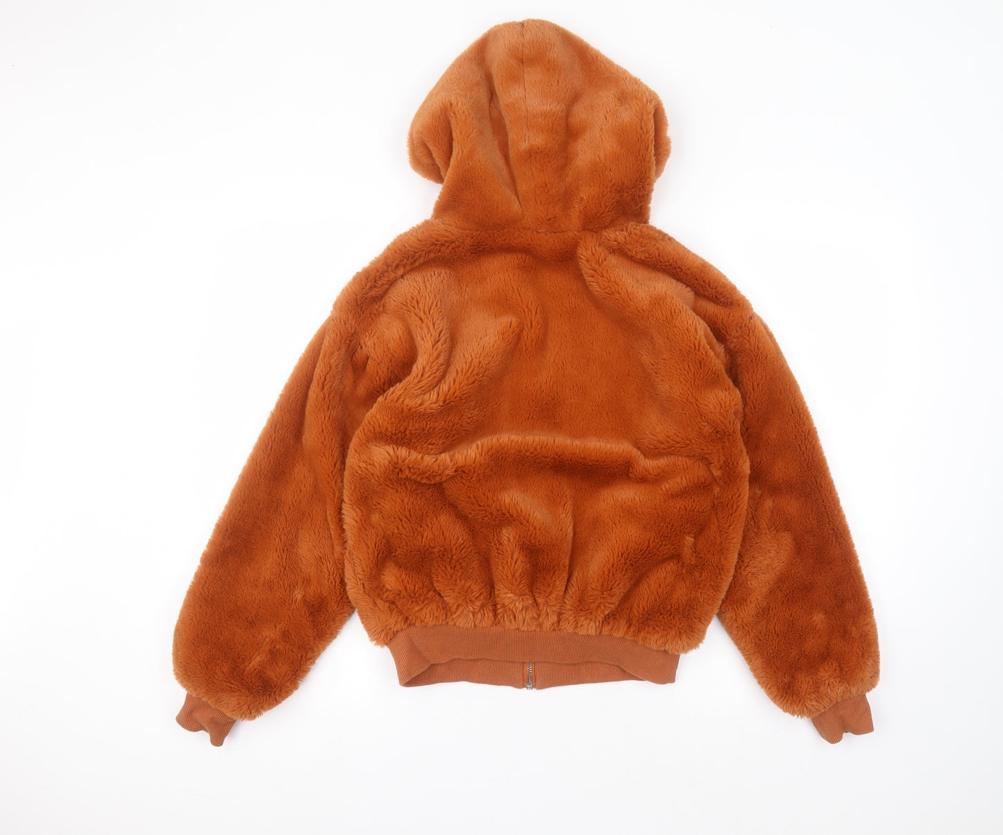 Topshop Womens Orange   Parka Coat Size XS