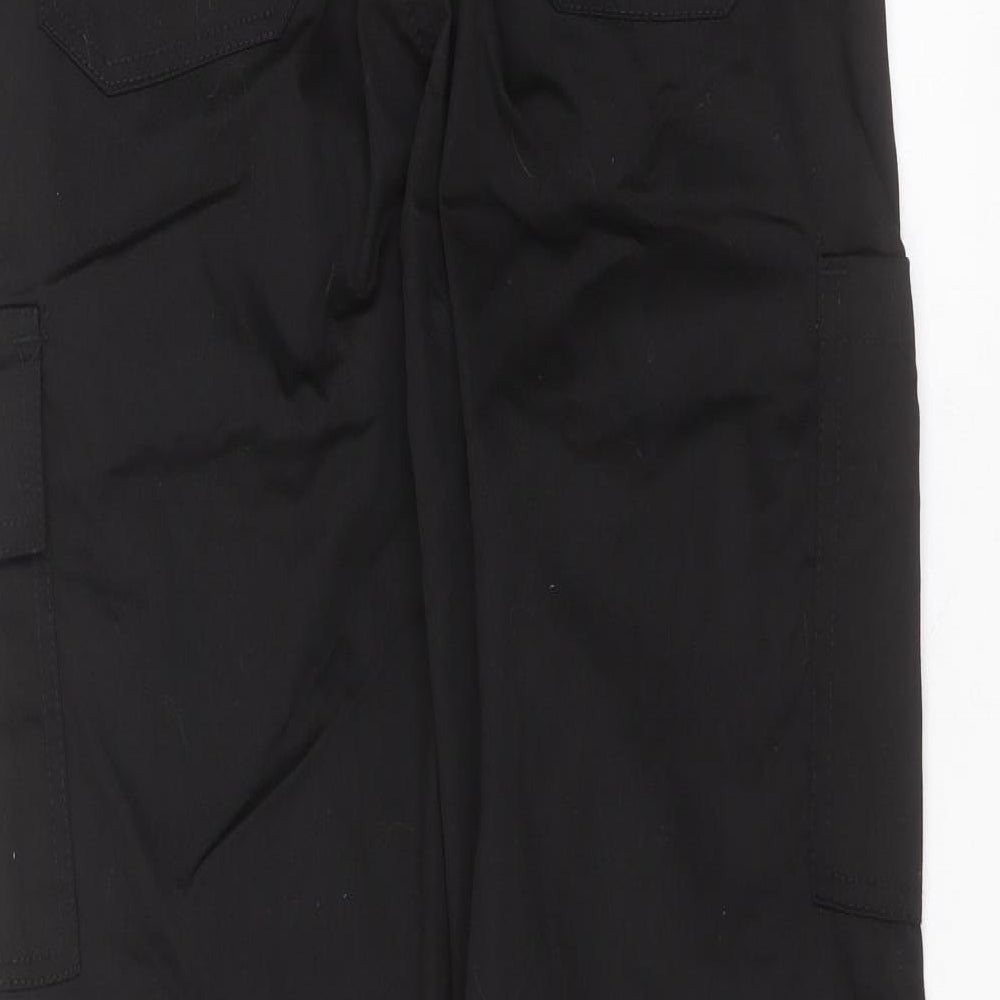 Mud Ice Gravel Mens Black  Cotton Cargo Trousers Size 32 in L33 in Regular