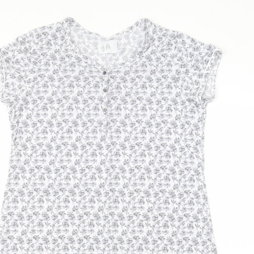Matalan Womens Grey  Polyester A-Line  Size M  Round Neck