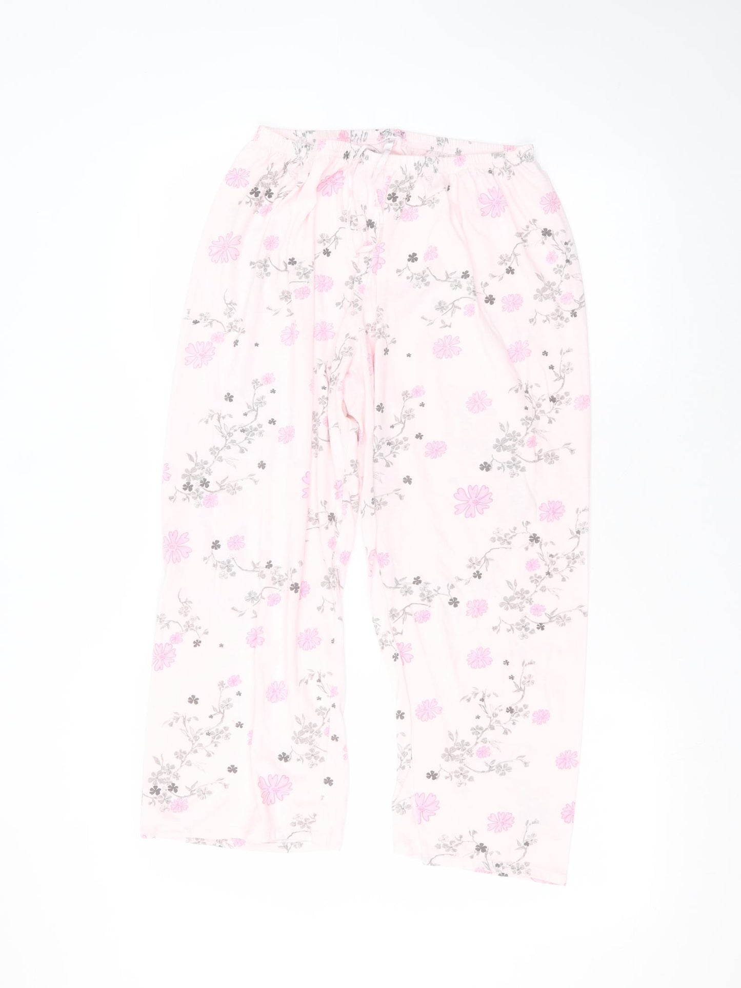 BM Womens Pink  Polyester Trousers  Size 12 L22 in Regular