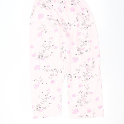 BM Womens Pink  Polyester Trousers  Size 12 L22 in Regular