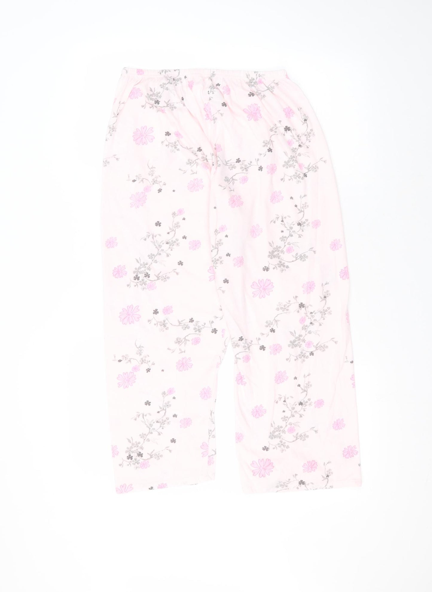 BM Womens Pink  Polyester Trousers  Size 12 L22 in Regular