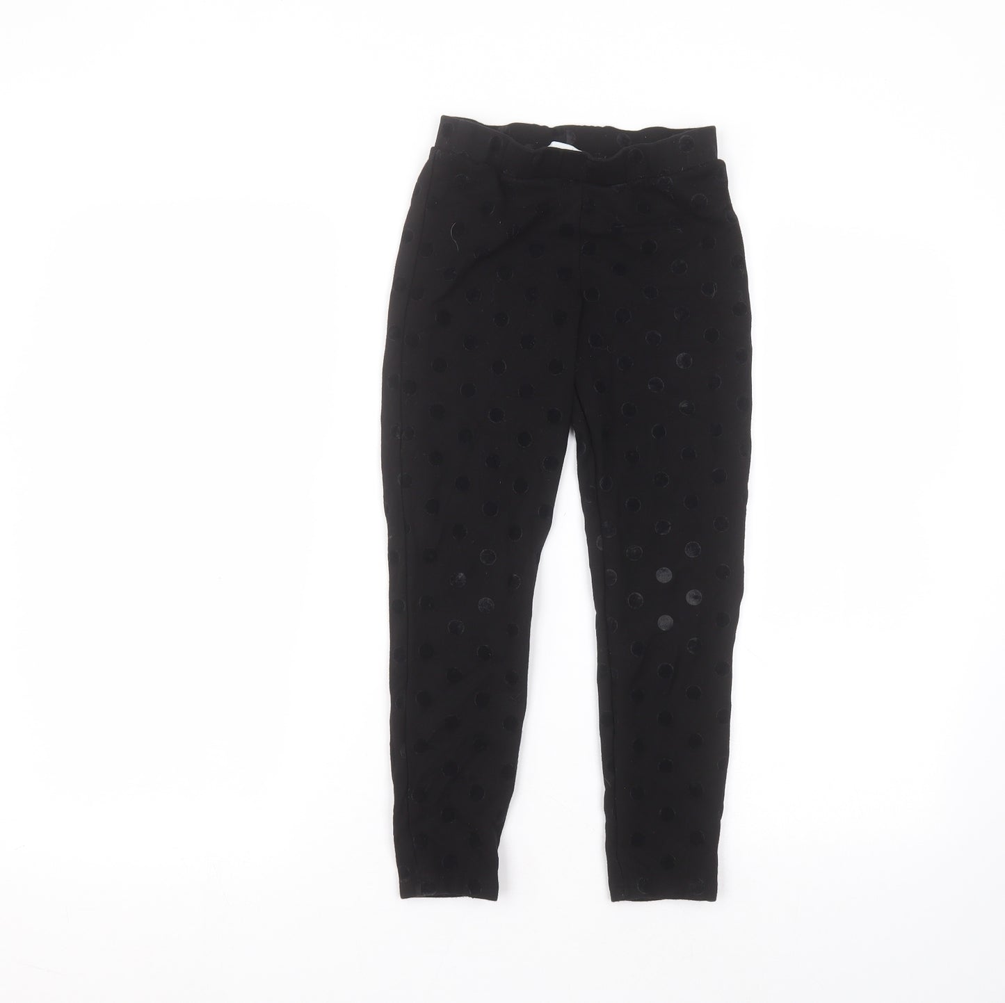 Primark Girls Black  Viscose Sweatpants Trousers Size 10-11 Years  Regular