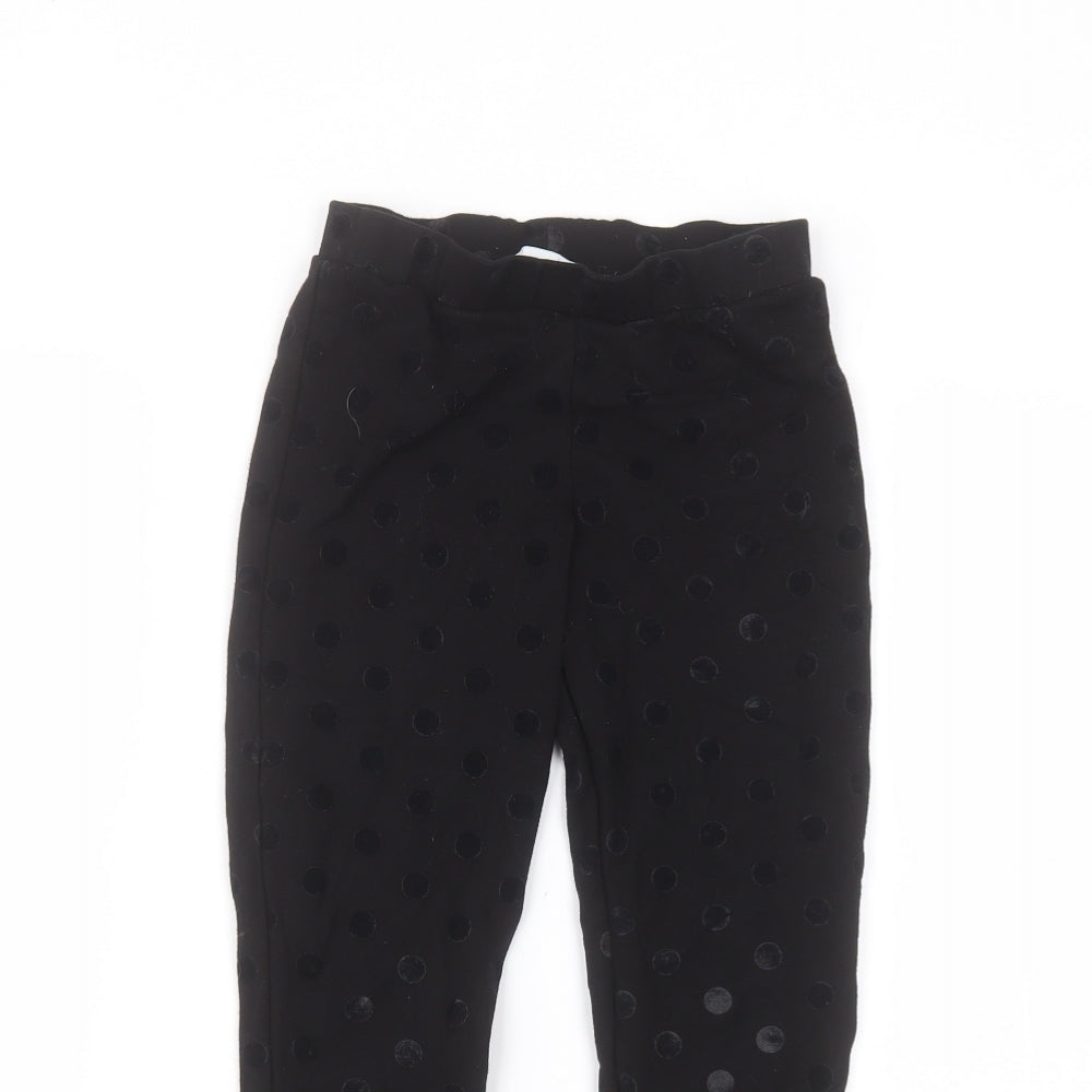 Primark Girls Black  Viscose Sweatpants Trousers Size 10-11 Years  Regular