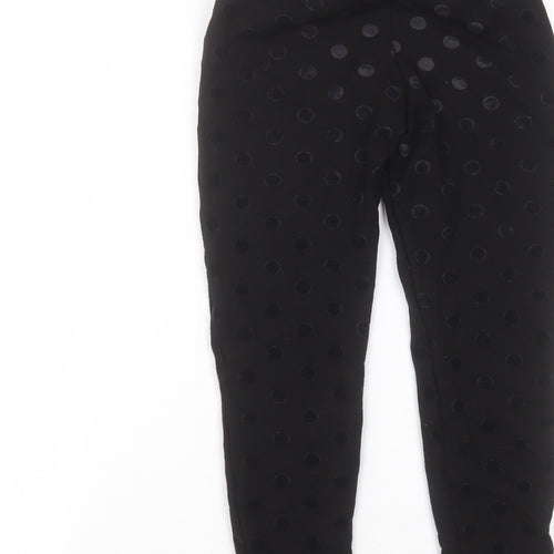 Primark Girls Black  Viscose Sweatpants Trousers Size 10-11 Years  Regular