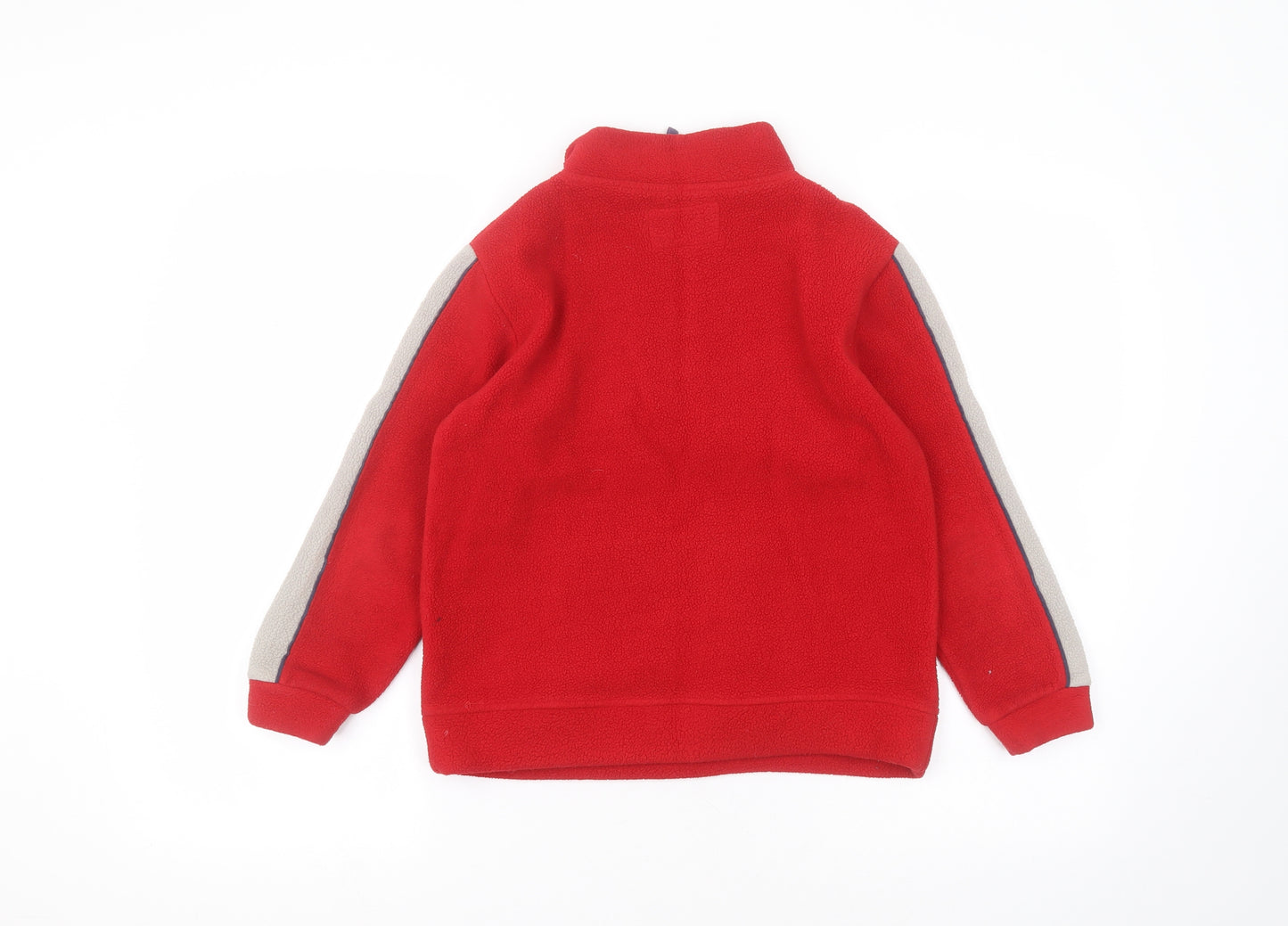 Kangaroo Boys Red Round Neck  Polyester Pullover Jumper Size 7-8 Years