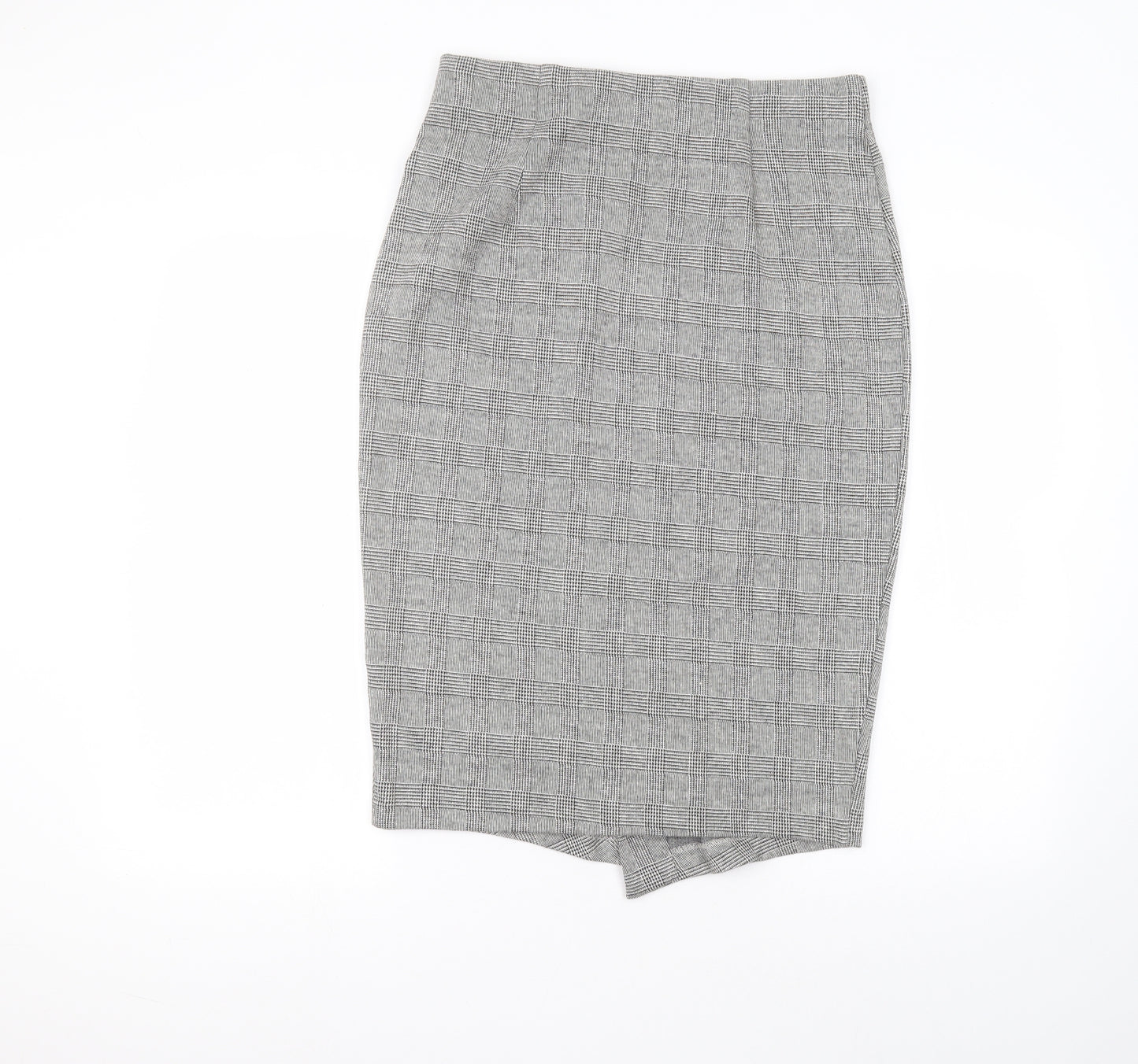 Principles Womens Grey  Cotton Bandage Skirt Size 12