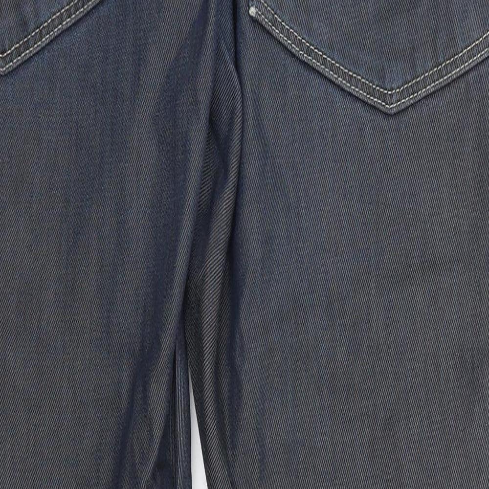 G-Star Mens Blue  Cotton Straight Jeans Size 34 in L32 in Regular