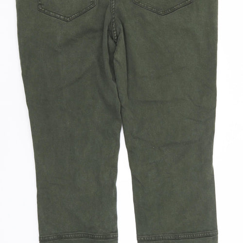NEXT Womens Brown  Lyocell Straight Jeans Size 16 L30 in Regular