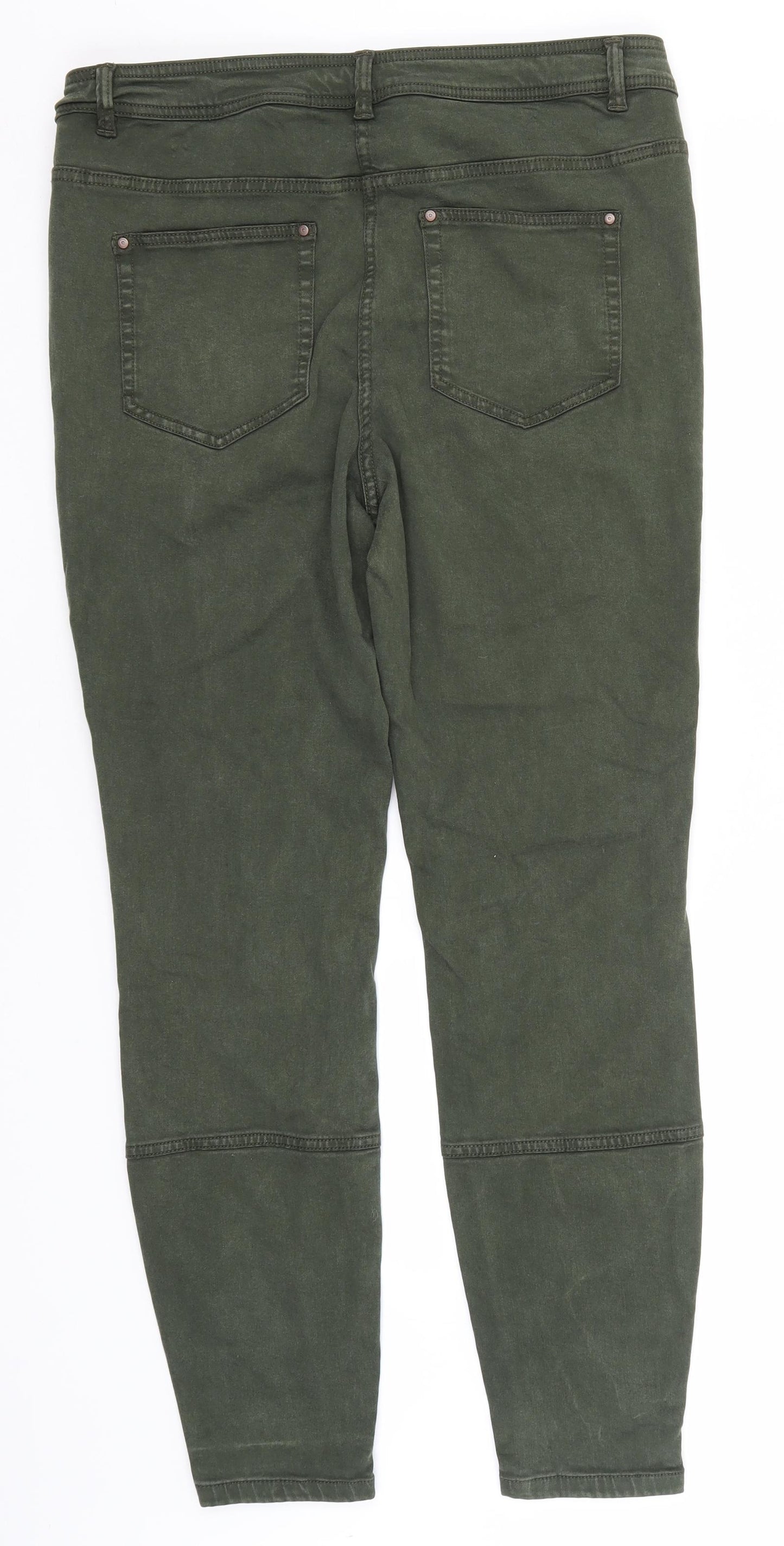 NEXT Womens Brown  Lyocell Straight Jeans Size 16 L30 in Regular