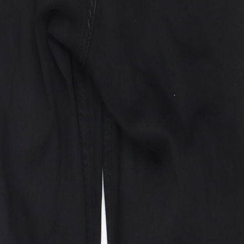 Topshop Womens Black  Cotton Skinny Jeans Size 26 in L26 in Regular