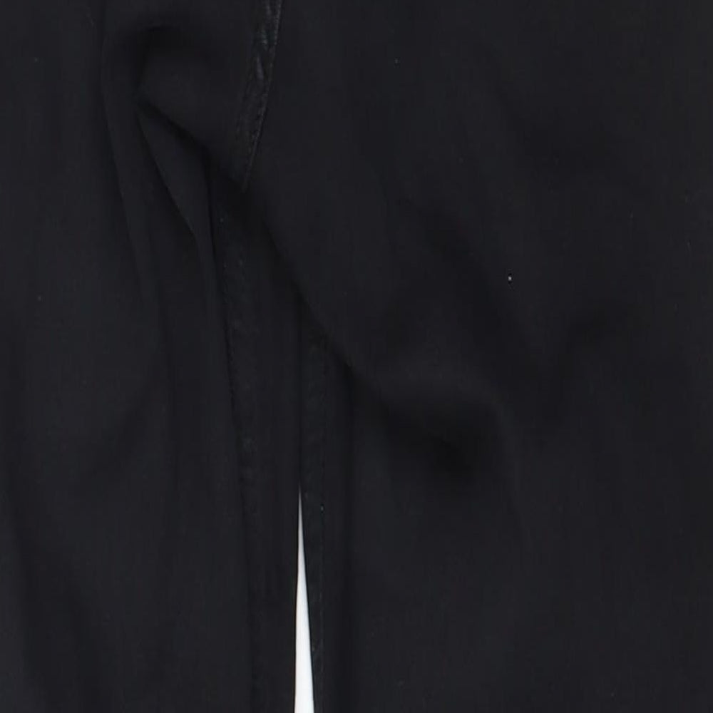 Topshop Womens Black  Cotton Skinny Jeans Size 26 in L26 in Regular