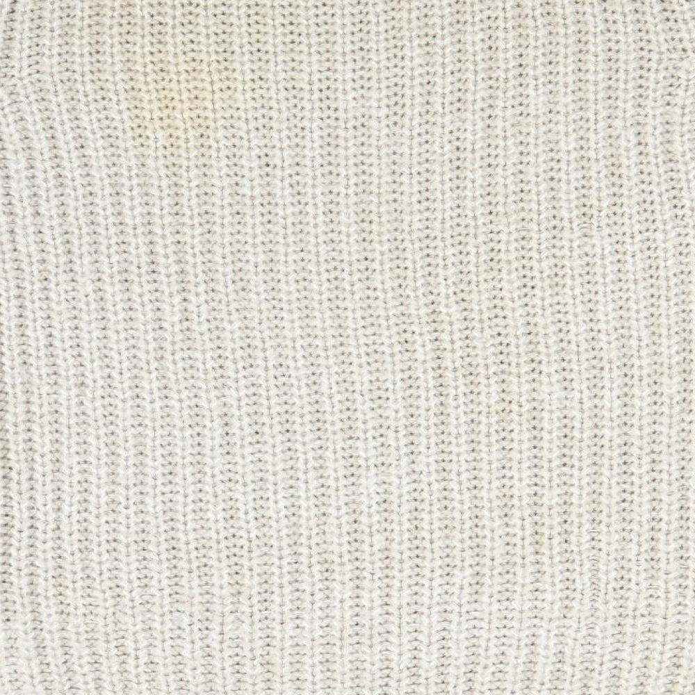 Blonde + Blonde Womens Beige Round Neck  Acrylic Pullover Jumper Size 8