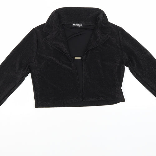 Fashionkilla Womens Black   Jacket  Size 12