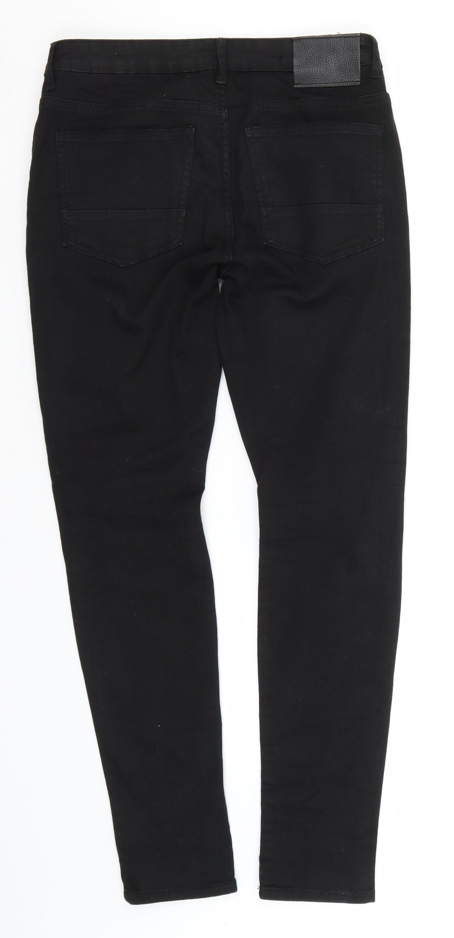 Denim & Co. Womens Black  Cotton Skinny Jeans Size 30 in L30 in Regular