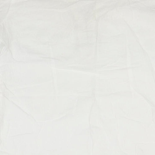 BiBA Womens White   Basic Blouse Size 6 Round Neck
