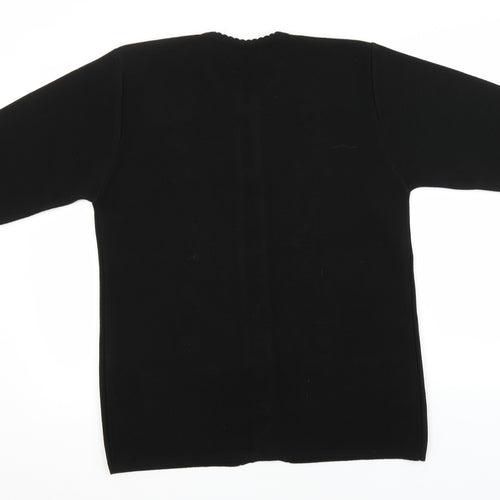 Paramor Womens Black   Overcoat Coatigan Size M