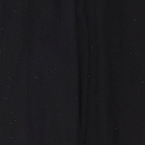 George Womens Black  Polyester Trousers  Size 12 L28 in Regular