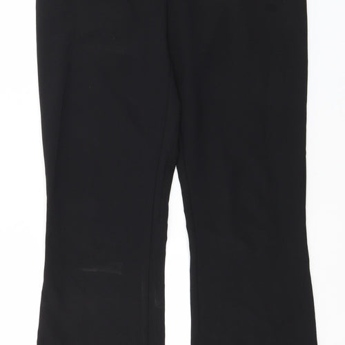 George Womens Black  Polyester Trousers  Size 14 L30 in Regular