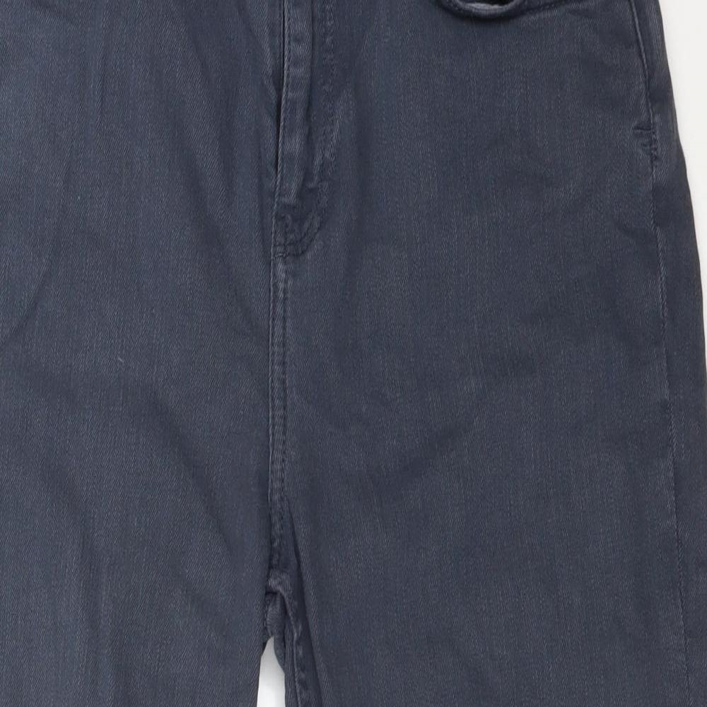 Fat Face Womens Blue  Cotton Cropped Jeans Size 12 L21 in Regular