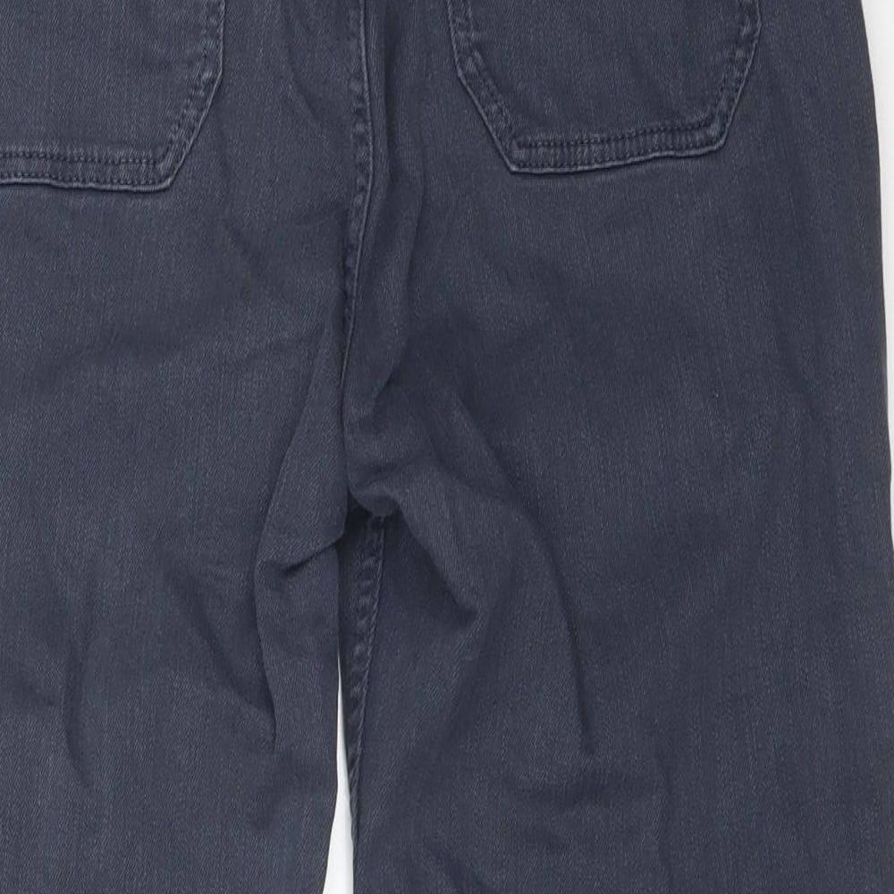 Fat Face Womens Blue  Cotton Cropped Jeans Size 12 L21 in Regular