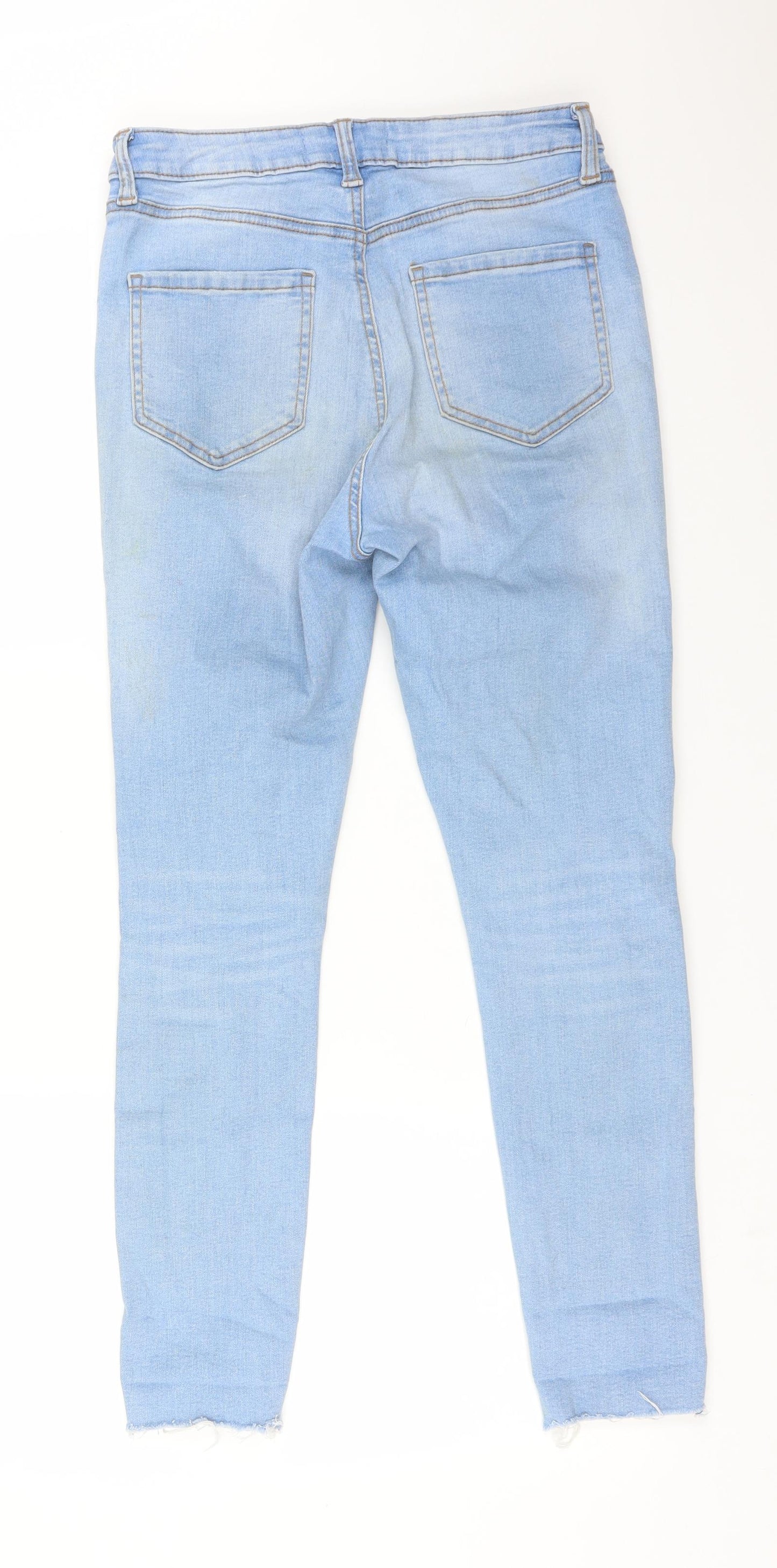 DENIM CO Womens Blue  Cotton Skinny Jeans Size 12 L27 in Regular