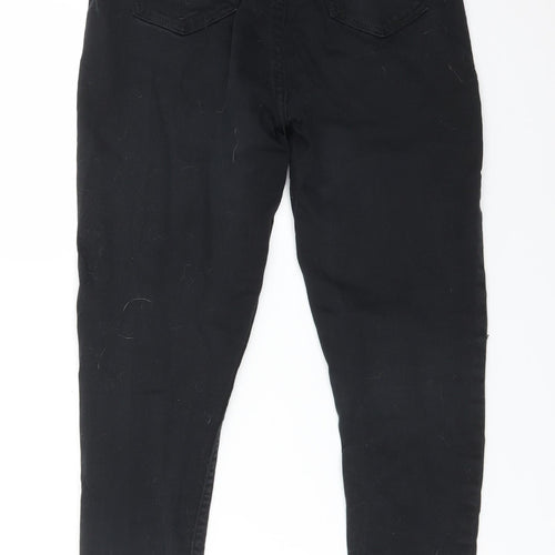 F&F Womens Black  Cotton Skinny Jeans Size 10 L27 in Regular