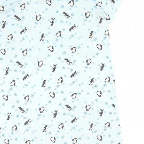 BONMARCHE Womens Blue Animal Print Polyester  Dress Size 14   - PENGUIN SNOWFLAKES