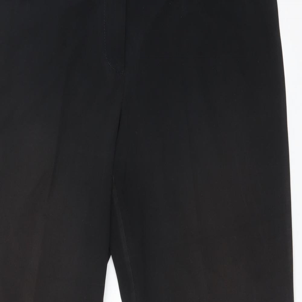 NEXT Womens Black  Polyester Dress Pants Trousers Size 14 L31 in Regular