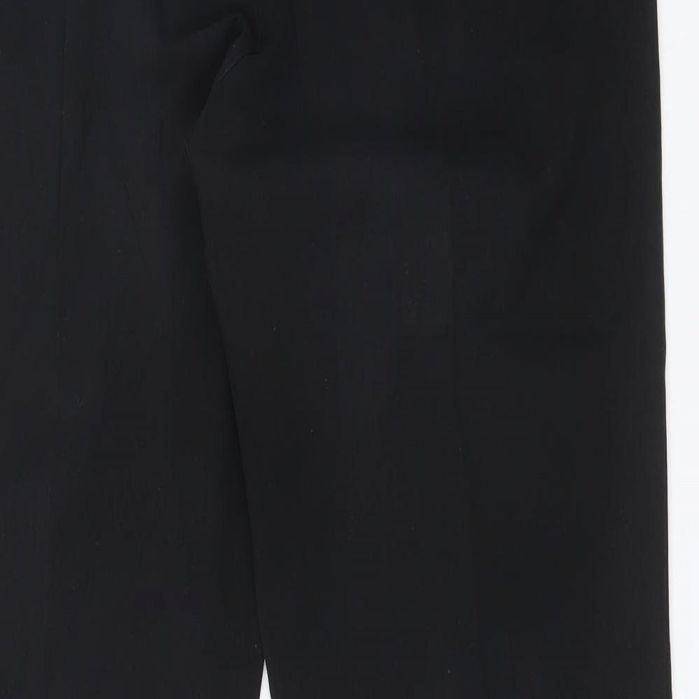 NEXT Womens Black  Polyester Dress Pants Trousers Size 14 L31 in Regular